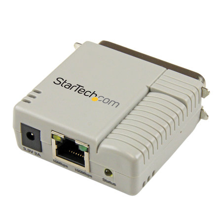 Startech.Com Parallel Print Server - Fast Ethernet Network Print Server PM1115P2